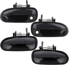 4pc Front & Rear Outside Door Handles Set Black NEW for 1996-2000 Honda Civic