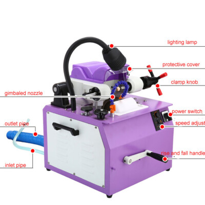 Jewelry Jade Stone Beads Milling Machine Cutting Grinding Forming Machine