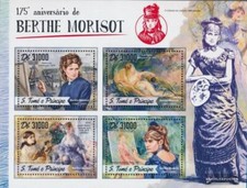 Sao Tome e Principe 6931-6934 Feuille miniature neuf avec gomme originale 2016 b