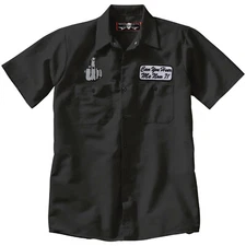 Middle Finger FU Fck You Chopper Rat Rod Kustom Work SHIRT Punk tattoo Flip Bird