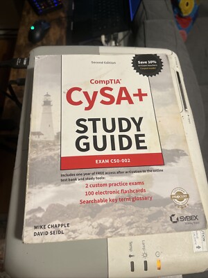 CompTIA Cybersecurity Analyst (CySA+): Exam CS0-002 Chapple, Mike|Seidl, Dav...
