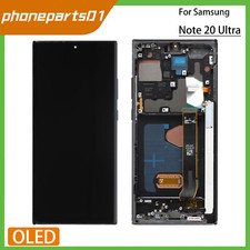Small Size OLED Display LCD Touch Screen Frame For Samsung Galaxy Note 20 Ultra