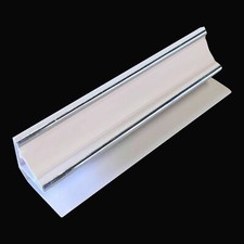White 5mm Trims For Shower Wall Panels Bathroom Cladding PVC Shower Wall 2.6m