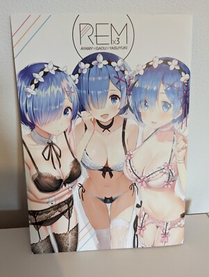 AYAMY x GAOU x YASUYUKI Re ZERO REM Color Fan Art Book REM x3