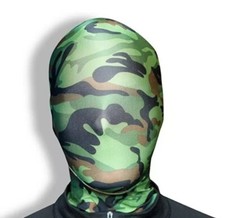 "Combat" Camouflage Morphsuit Mask For Halloween Parties Events One Size Fit All