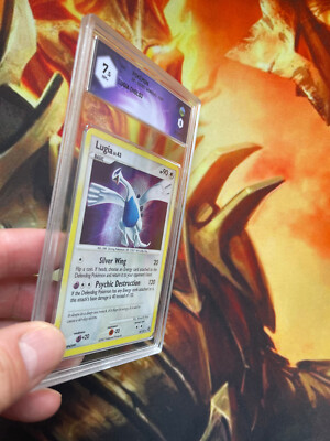 POKEMON • Lugia LV.43 DP SECRET WONDERS 14/132 HOLO • NMINT+ PSA