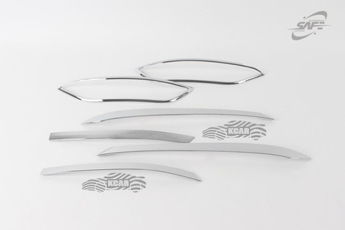 Rear Fog Lamp Molding Front Reflex Lenz Cover Silver for Hyundai Tucson 2016~18 - Picture 6 of 12