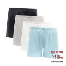 Stretch Satin Boxers for Men Silk Feeling Boxer Shorts Medium 11 Multicolor