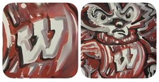 WISCONSIN BADGERS - Pro Cornhole Bags - 4 Bags