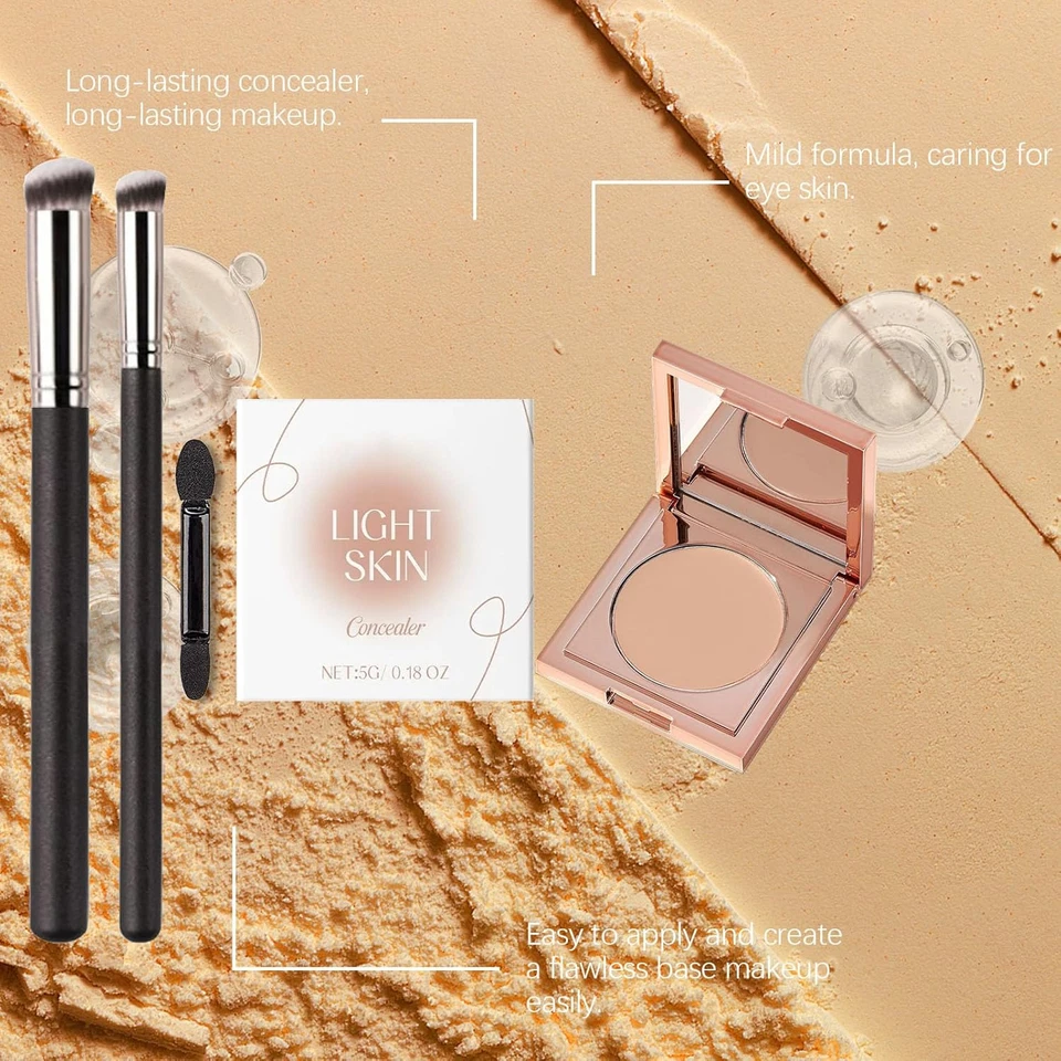 Colored Clay CC Undereye Corrector, under Eye Concealer Color Corrector for Dark - Image 4 of 4