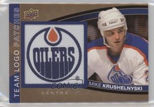 2013-14 Upper Deck Edmonton Oilers Team Logo Mike Krushelnyski #TL-42 Patch 1o3
