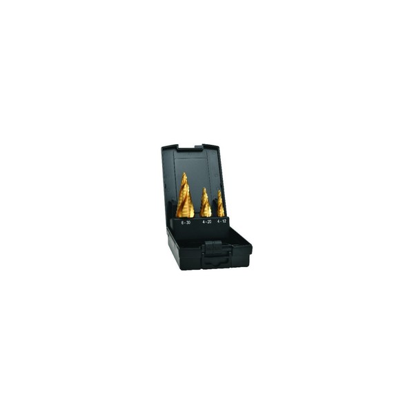 Exact Stufenbohrer Hss Tin Set 4-Fach Spiralnute 4-30 Mm-image