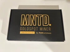 👉 MNTD Goldspot Miner 8GB 🚀 Limited Edition Helium Hotspot by RAKwireless NIB