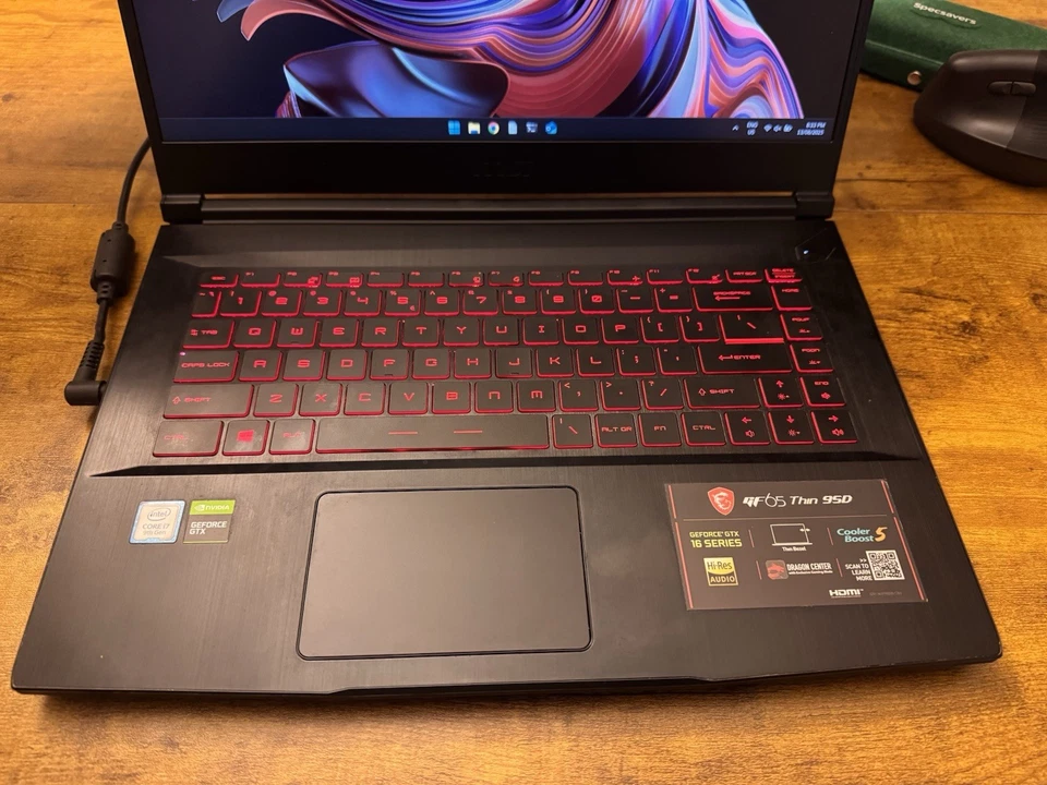 MSI GF65 Thin 9SD – i7‑9750H, GTX 1660 Ti (6GB), 32GB RAM, 1.38TB SSD, 15.6” - Image 3 of 4