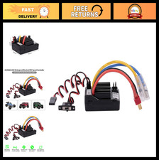 60A Waterproof Brushed ESC Electronic Speed Controller for 1/10 RC Car & Boat, 2