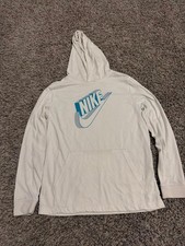 Nike Boys White Hoodie XL Lightweight Pullover