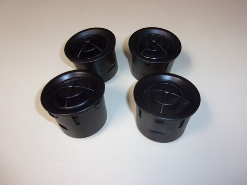 SET OF 4 EYEBALL STYLE 90-05 MAZDA MIATA DASH VENTS, HEAT, A/C, BLACK