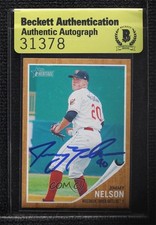 BAS 2011 Topps Heritage Minor League Edition Jimmy Nelson #175 Authentic ur8
