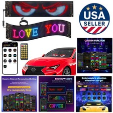 Versatile 15"x4" Devil Eyes Light for Cars - App Controlled Easy Installation