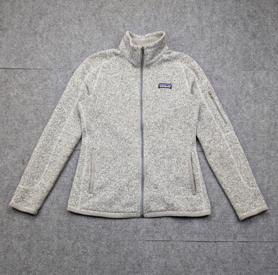 Patagonia Better Sweater Womens Small Gray Full Zip Fleece Outdoors Light Jacket