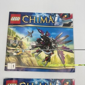 Lego Legends Of Chima 70013 Instructions Manual X 2