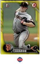 2016 Bowman #BP14 Samuel Coonrod Prospects Yellow