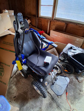 Electric Powerchair with Joystick Control, Headrest, All-Terrain Wheels, Black