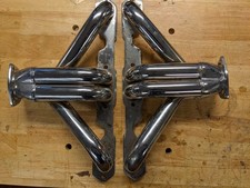 Hedman 68368 Chrome 1.5 Block Hugger Headers For 283-400 Sb Chevy Engines Hedman 68368 Chrome 1.5 Block Hugger Headers For 283-400 Sb Chevy Engines