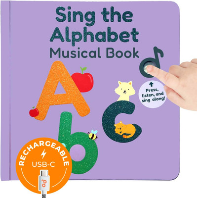 Alphabet Book for Toddlers 1-3 - Learn ABC, Musical Books for Kids, Interactive 