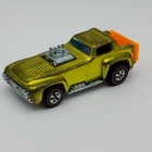 1970 Hot Wheels Redline Short Order Yellow Spectraflame Hong Kong Base Original