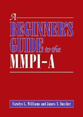 A Beginner's Guide to the MMPI-a by Carolyn L. Williams (English) Hardcover Book