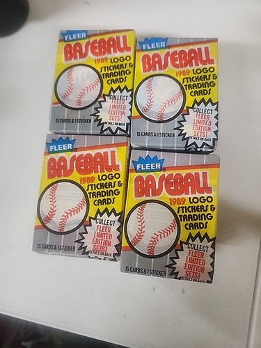 1989 Fleer Baseball Wax Griffey Jr RC Ripken FF 36 Packungen ungeöffnet