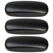 3 Pcs Eyeglass Case,Glasses Case Hard Shell,Black Eye Glass Cases Mens Hard