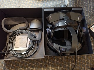 Pimax Crystal OG VR PC Headset 2x Controllers DMAS Audio Wide FOV Lenses.