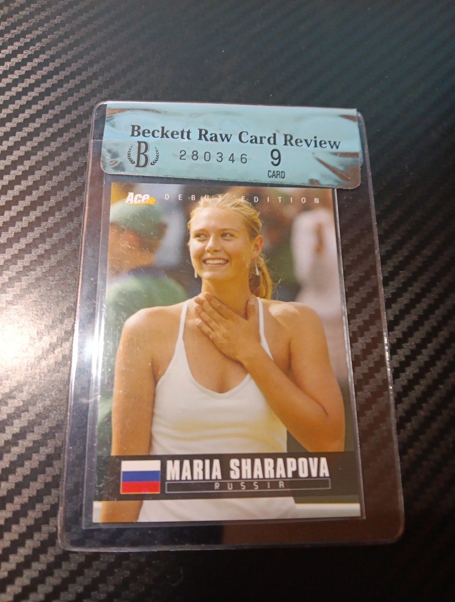 Maria Sharapova RC BRCR 9: 2005 Ace Authentic Debut Edition Rookie