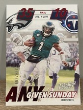2023 Panini Prestige - Any Given Sunday Jalen Hurts #AGS-13 Xtra Points Red /399