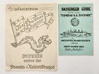 1951 vintage USNS GENERAL S B BUCKNER PASSENGER GUIDE + SHIP NEWSPAPER — photo 1