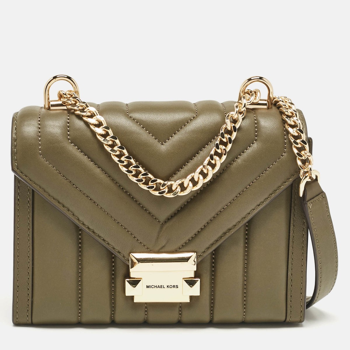 Michael Kors olive green bag Michael Kors Shoulder Bags Women Fabric Green/Olive | B-Exit  main image 2