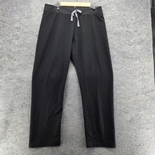 FIGS Pants Mens Large Black Technical Collection Livingston Sweatpants Scrubs