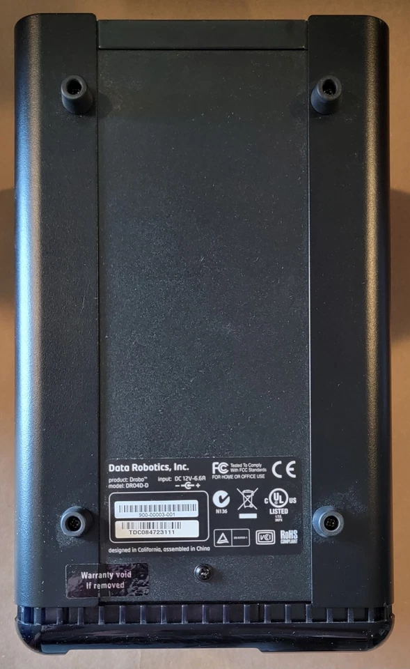 Drobo DRO4D-D DAS Storage Array 4-Drive HDD Enclosure USB 2.0 NO HDD's Incl'd - Image 4 of 4