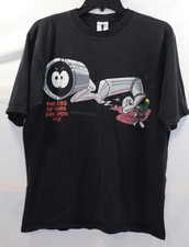 Vintage 1992 Marvin the Martian T-Shirt Jostens L USA Made Eyes of Mars Graphic