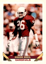 1993 Topps #506 Chuck Cecil