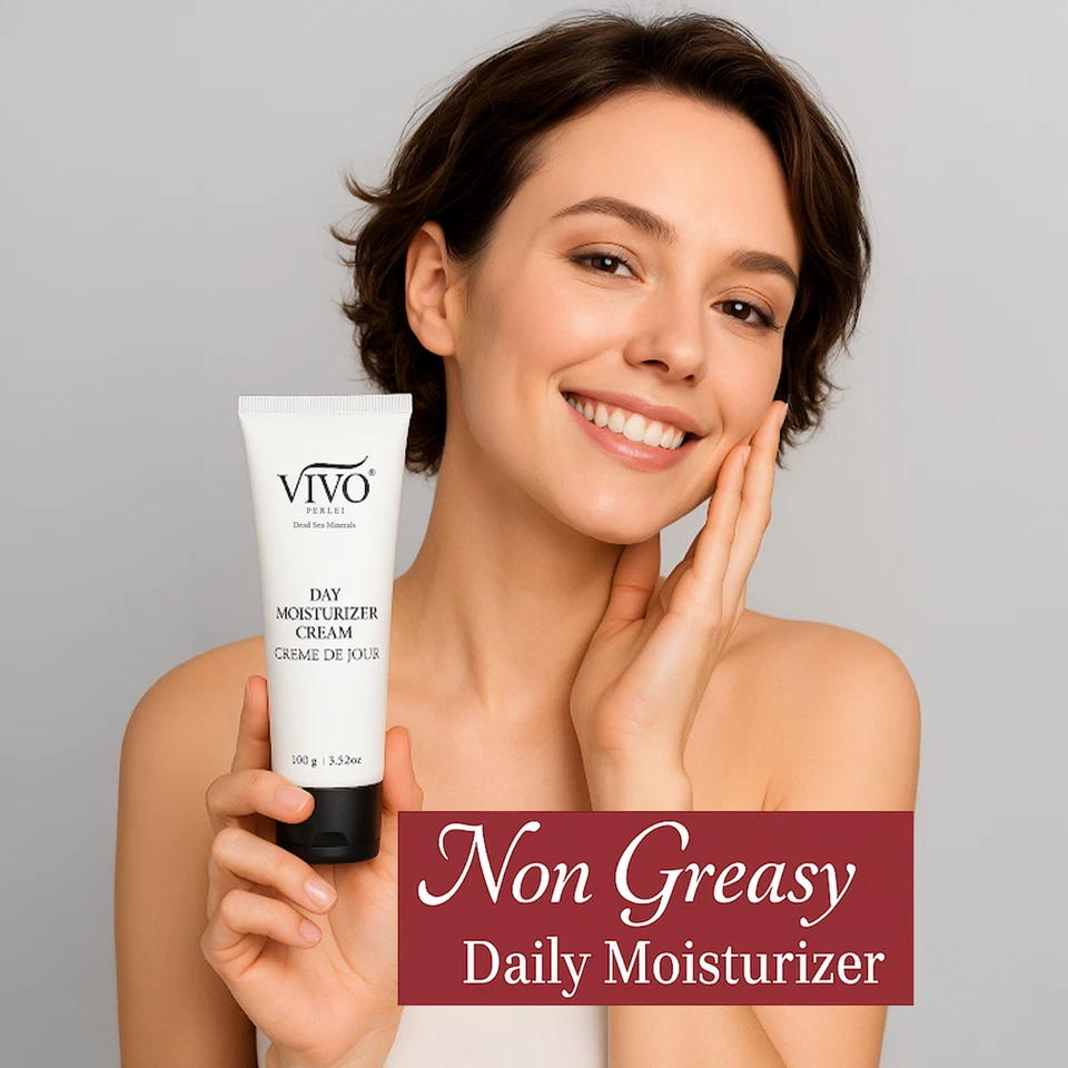 Crema hidratante de día antienvejecimiento Vivo Per Lei Dead Sea Minerals paquete de 2 Foto 3 de 4