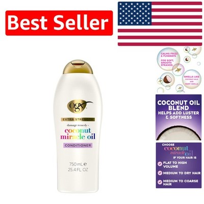OGX Extra Strength Coconut Miracle Oil Conditioner - Hydrating, 25.4 Fl Oz