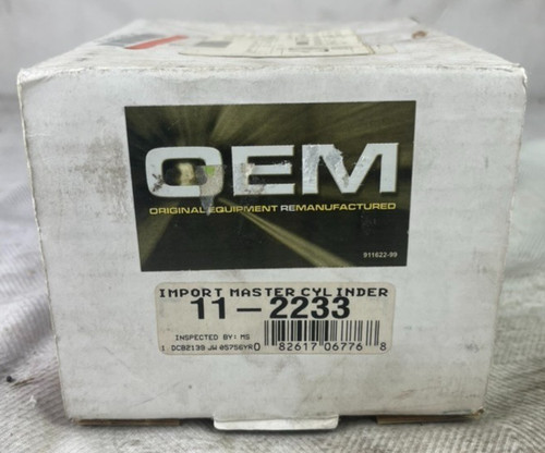 OEM / Wearever 11-2233 Brake Master Cylinder Reman fits; Toyota Supra 1986-1992