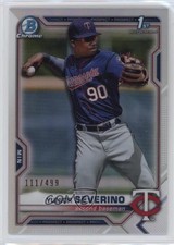 2021 Bowman Chrome Prospects Refractor 111/499 Yunior Severino #BCP-140 0wp8