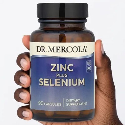 Dr. Mercola, Zink plus Selen, 90 Kapseln, Ablaufdatum: 05/2027