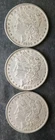 1880, 1881, and 1900 O $1 Morgan Silver Dollars