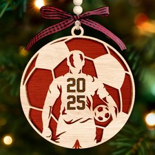 Soccer Ornaments for Christmas Tree - Perfect Gifts Boys 02