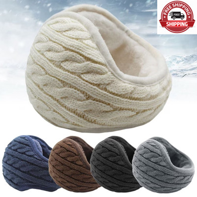 Unisex Warm Knit Earmuffs Ladies Outdoor Cashmere Winter Fur Earwarmer Ear Muffs